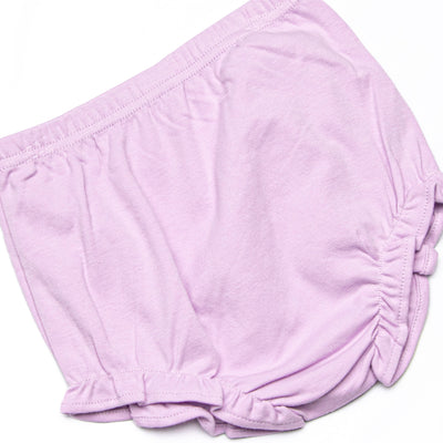 Farmer Market Florals Diaper Set, Purple