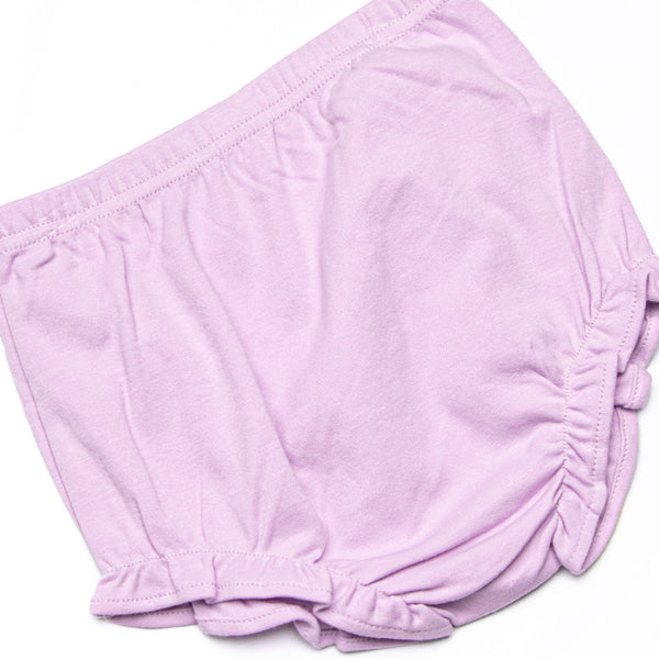 Farmer Market Florals Diaper Set, Purple