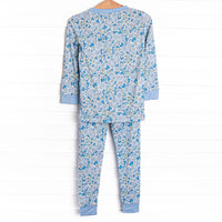 In the Grove Bamboo Pajama Set, Blue