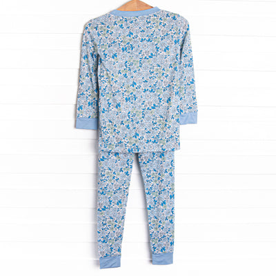 In the Grove Bamboo Pajama Set, Blue