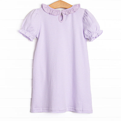 Elena Pima Dress, Purple