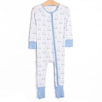 Country Club Cruisin' Bamboo Zippy Pajama, Blue