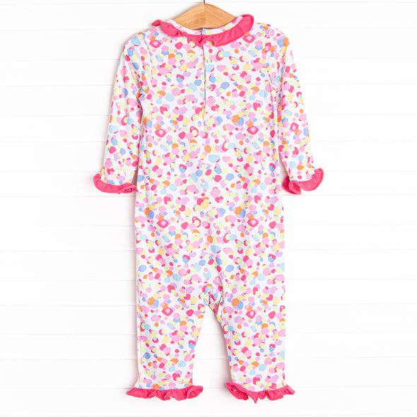Fiesta Fun Ruffle Romper, Pink