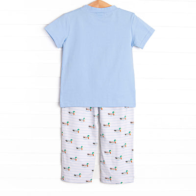 Seasonal Swim Pant Set, Blue