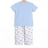 Seasonal Swim Pant Set, Blue