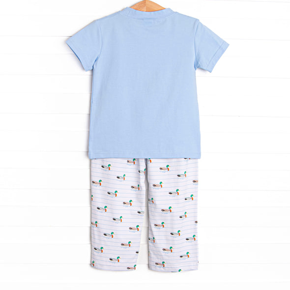 Seasonal Swim Pant Set, Blue