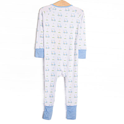 Country Club Cruisin' Bamboo Zippy Pajama, Blue