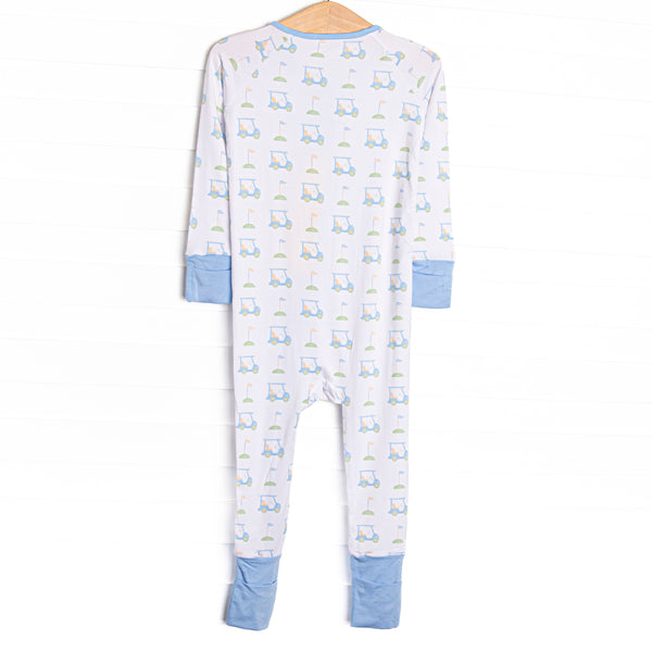 Country Club Cruisin' Bamboo Zippy Pajama, Blue