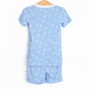 White Sands Bamboo Pajama Short Set, Blue