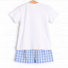 Country Club Cruisin' Smocked Short Set, Blue