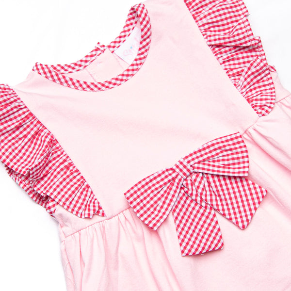 Rosey Red Bow Bubble, Pink