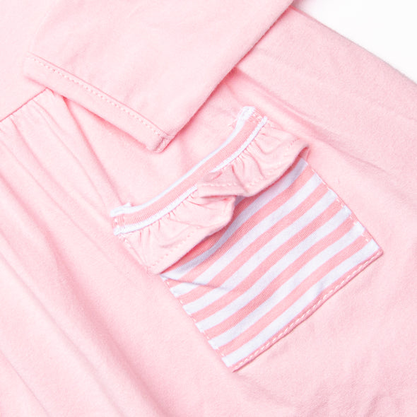 The Berry Best Applique Ruffle Pant Set, Pink