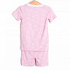 White Sands Bamboo Pajama Short Set, Pink