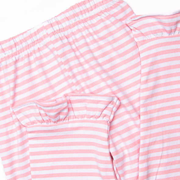 The Berry Best Applique Ruffle Pant Set, Pink