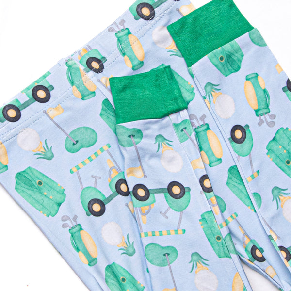 Master Class Bamboo Pajama Set, Blue