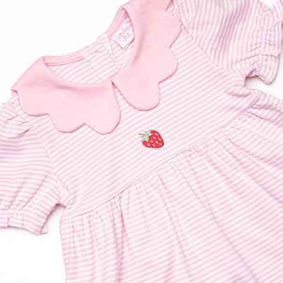 Perfect Pick Pima Embroidered Legging Set, Pink