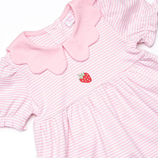 Perfect Pick Pima Embroidered Legging Set, Pink