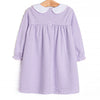 Brookhaven Bows Applique Dress, Purple