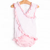 Palm Beach Popsicles Applique Diaper Set, Pink