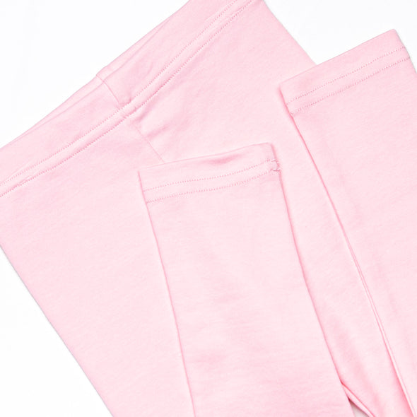 Perfect Pick Pima Embroidered Legging Set, Pink
