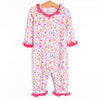 Fiesta Fun Ruffle Romper, Pink