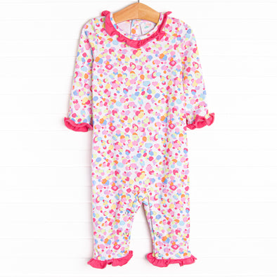 Fiesta Fun Ruffle Romper, Pink