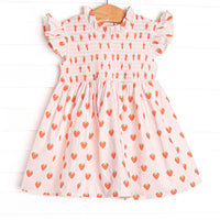 Sweetest Pick Elastic Smocked Dress, Pink