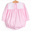 Pumpkin Patch Perfection Embroidered Bubble, Pink