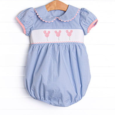 In the Air Adventures Smocked Bubble, Blue