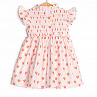 Sweetest Pick Elastic Smocked Dress, Pink