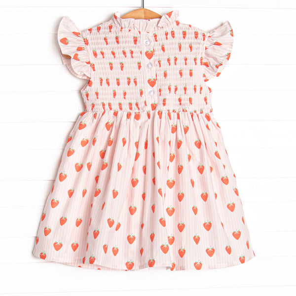 Sweetest Pick Elastic Smocked Dress, Pink