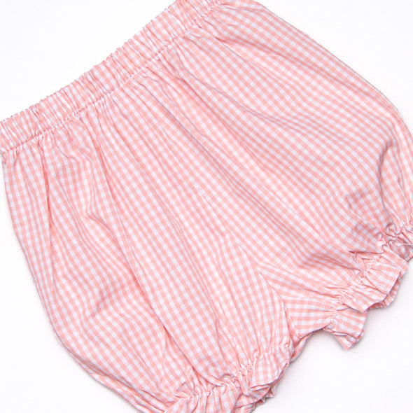 Sea Breeze Sunset Smocked Bloomer Set, Pink