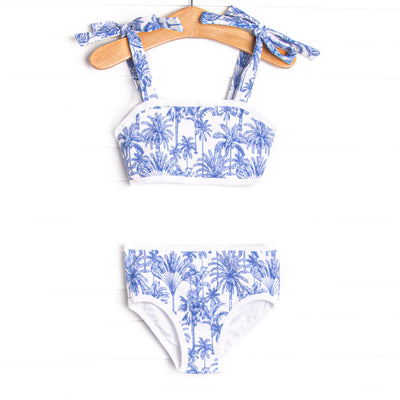 Pool Day Palms Bikini, Blue