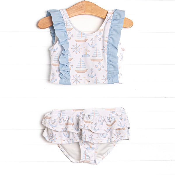 Ahoy Matey Tankini, Blue