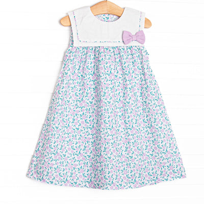 Farmer Market Florals Dress, Purple