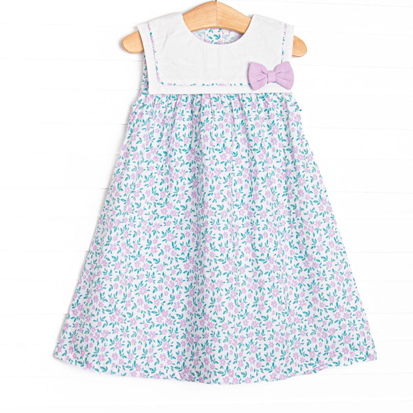 Farmer Market Florals Dress, Purple