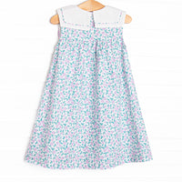 Farmer Market Florals Dress, Purple