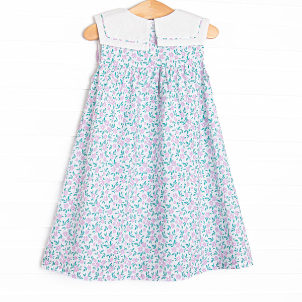Farmer Market Florals Dress, Purple