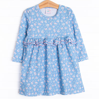 Grace Garden Dress, Blue