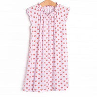 This gown is made of the extremely soft, stretchy bamboo viscose fabric that feels like butter and features a strawberry print. 