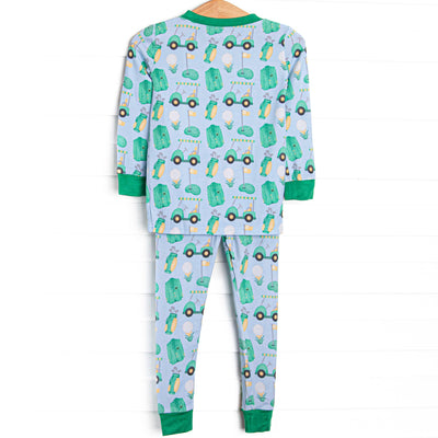 Master Class Bamboo Pajama Set, Blue