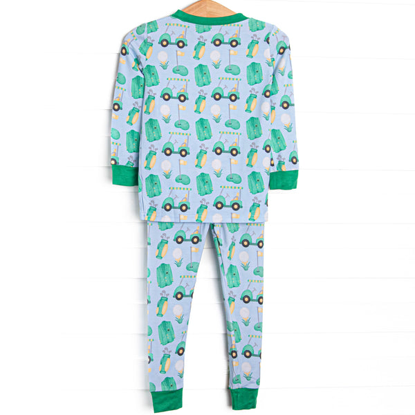 Master Class Bamboo Pajama Set, Blue