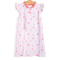 Flirty Flamingo Dress, Pink