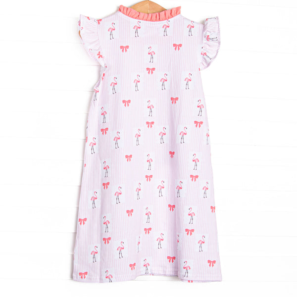 Flirty Flamingo Dress, Pink