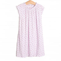 This gown is made of the extremely soft, stretchy bamboo viscose fabric that feels like butter and features a floral print.