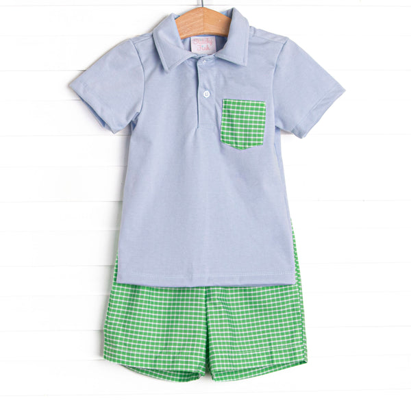 Greenscape Garden Short Set, Green