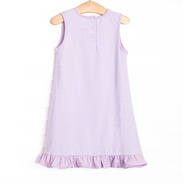 Siren Song Applique Dress, Purple
