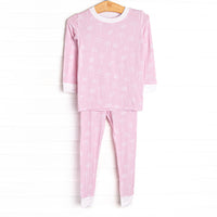 White Sands Bamboo Pajama Set, Pink