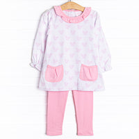 Sure is Swell Legging Set, Pink