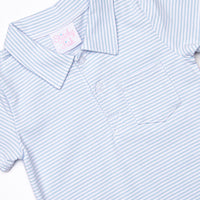 Levi Short Set, Light Blue Stripe